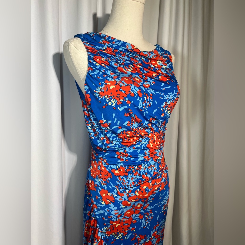 Atlein Collective RTR Ruched Floral Midi Dress | S - Picture 9 of 13